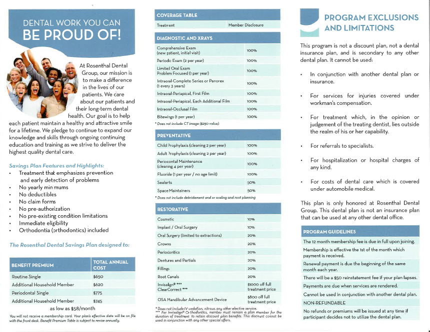 Rosenthal Dental Group | Periodontal Treatment, Laser Dentistry and Inlays  amp  Onlays