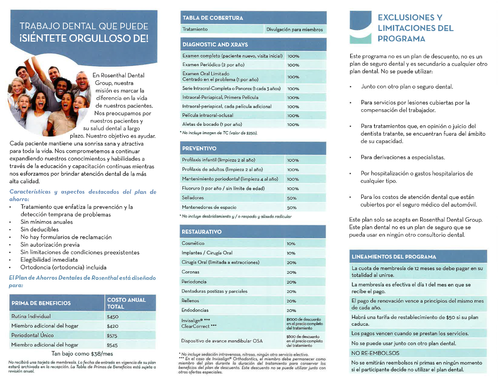 Rosenthal Dental Group | Emergency Treatment, Fluoride Treatment and Dentures